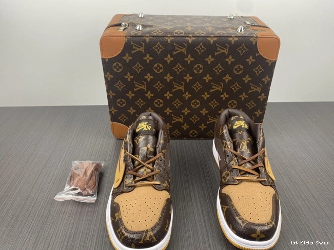 1st Kicks Shoes 1 Jordan OW LOW Air AJ1 x Off-Louis 0814
